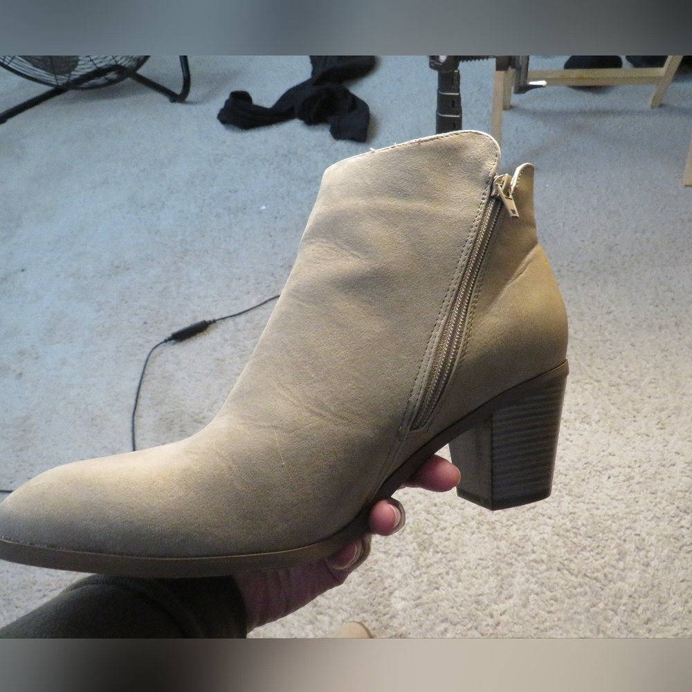Tan Ankle Booties - Picture 3 of 7